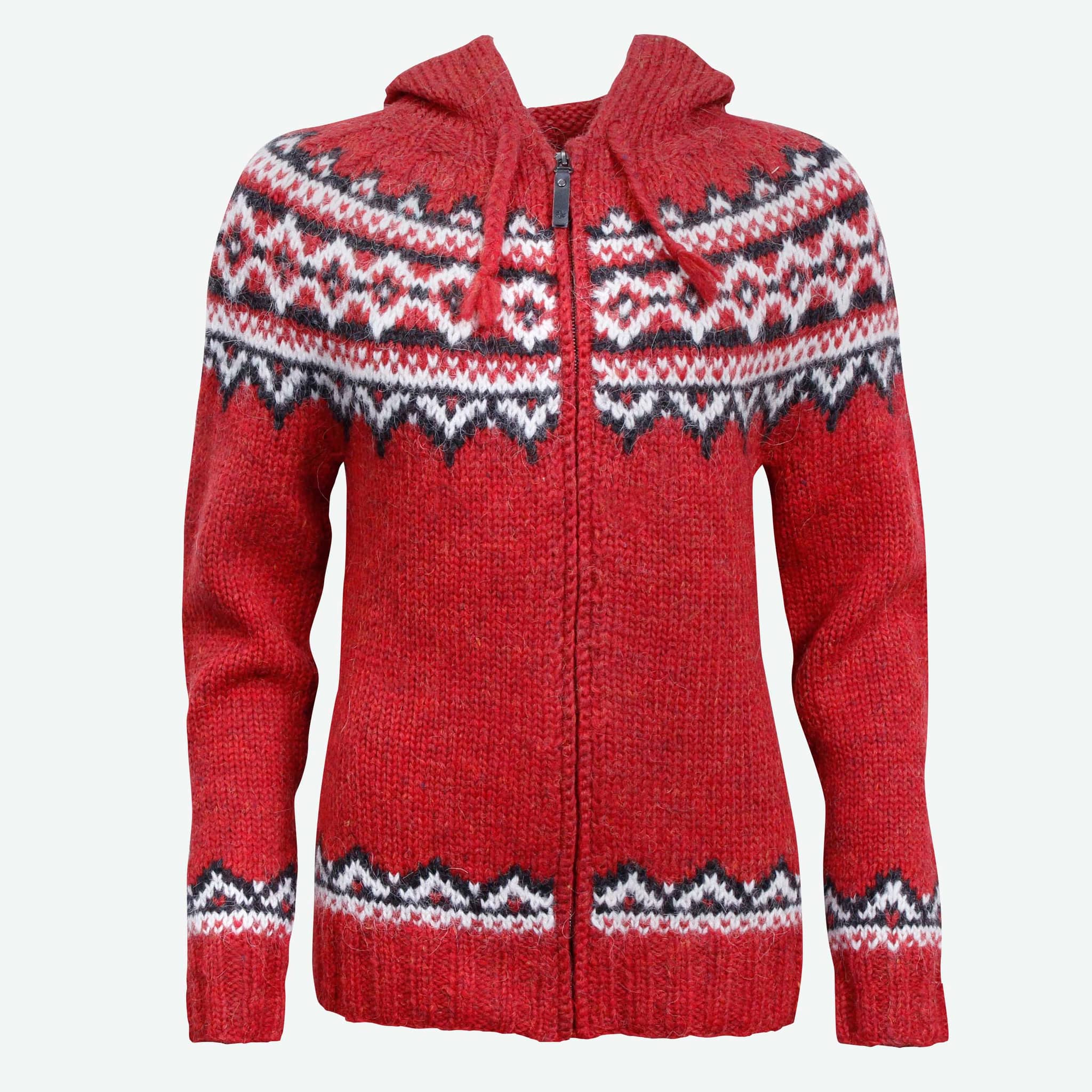 Brynja Icelandic Wool Sweater Zip & Hood